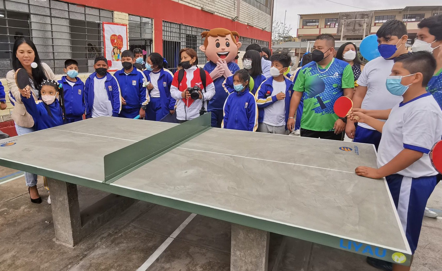 Mesas de Ping Pong para escuelas públicas